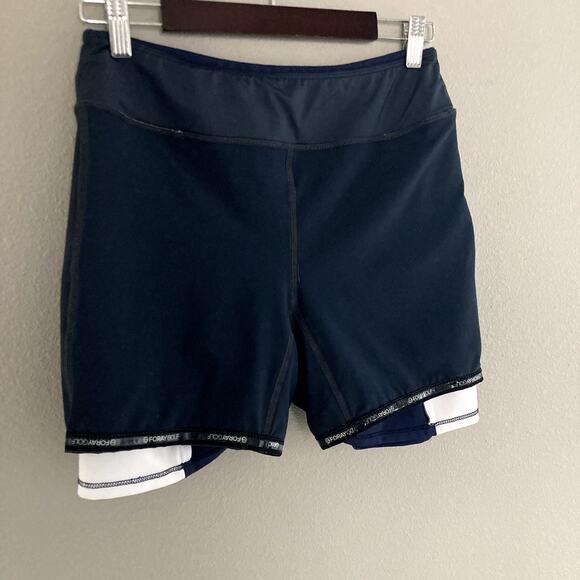 Foray Golf Color Blocked Side Panel 15.5" Skort - Navy Blue White - Medium - Picture 10 of 10